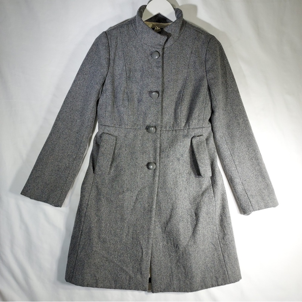 J. Crew Classic Gray Trench Coat Size 4
